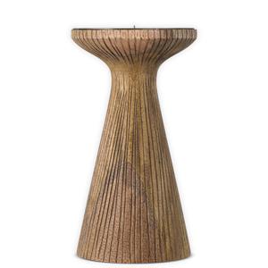 Nkuku Omari Mango Wood Candlestick Natural